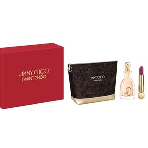 Jimmy Choo I Want Choo 3-PC Eau De Parfum &  Lipstick Gift Set